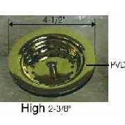 Brass Waschbecken-Sieb mit festem Korb (Brass Waschbecken-Sieb mit festem Korb)