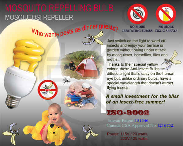 MOSQUITO REPELLING BULB