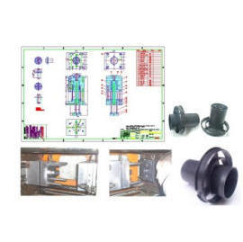 Plastic Injection Mould, Plastic Injection molds, Mould, Die, Tools (Injection plastique Fabrication de moules, moules d`injection plastique, de moul)