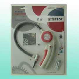 AIR INFLATOR W/GAUGE & COMPASS