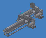 Plastic foam extruder (Пенопластических экструдер)