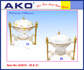 Melamine Tableware EA 015-25 & EA 015-31 (Меламин посудой 015 5 & Е. Е. 015-31)