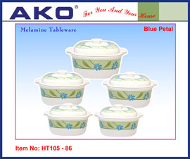 Melamine Soup Tureen Set ( HT105-86 ) (Mélamine Soupière Set (HT105-86))