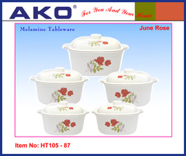 Melamine Soup Tureen Set ( HT105-87 ) (Mélamine Soupière Set (HT105-87))