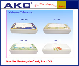 Melamine Candy Box 041-80 (Mélamine Candy Box 041-80)