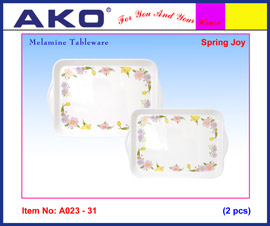 Melamine Tray Set A023-31 (Plateau mélamine Set A023-31)