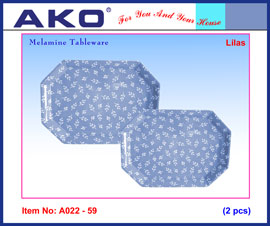 Melamine Tray Set A022-59 (Меламин лоток Задать A022-59)