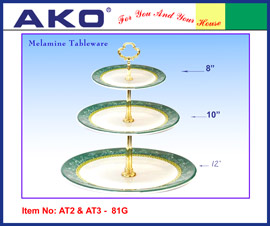 Melamine Tier Tray ( AT3-81G ) (Mélamine Niveau Bac (AT3-81G))