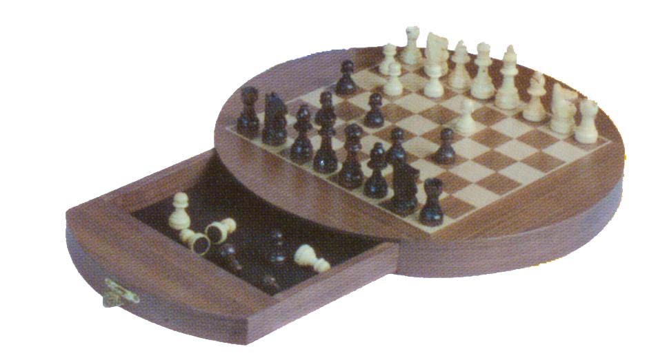 Wooden Magnetic Chess Set (Деревянный Магнитные Шахматы)