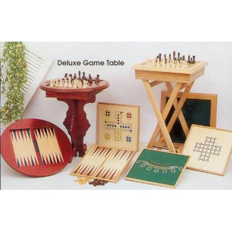 deluxe wooden game table