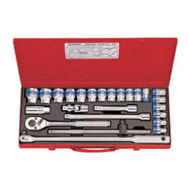 1/2``DR.25PCS SOCKET SET METRIC 12PT CHROME (1 / 2``DR.25PCS SOCKET SET METRIQUE 12PT CHROME)