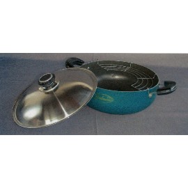 Multipurpose frying-boiling pot , aluminum , kitchenware , cookware (Многоцелевые сковороды кипящий котел, алюминиевые, посуда, посуда)