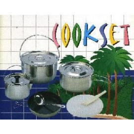 Camping Cooking set , stainless ,kitchenware , cookware , pan (Camping Cooking set , stainless ,kitchenware , cookware , pan)