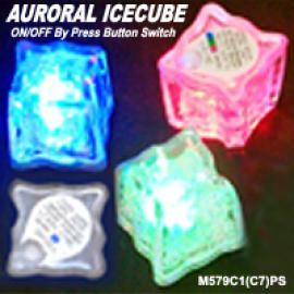 AURORAL ICECUBE(ON/OFF BY PRESS BUTTON SWITCH) (AURORAL ICECUBE(ON/OFF BY PRESS BUTTON SWITCH))