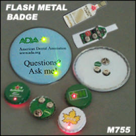 FLASH METAL BADGE (FLASH BADGE METALLIQUE)