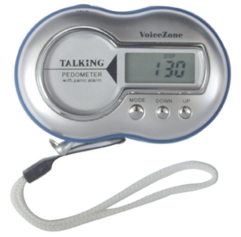 Talking Cal. Counting Pedometer W/Alarm (Talking Cal. Counting podomètre W / Alarm)