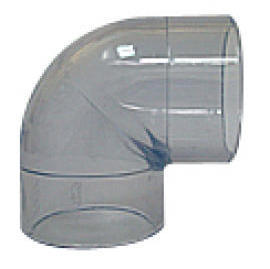 SCH80 Clear PVC 90 X Elbow (SCH80 PVC transparent 90   X Elbow)