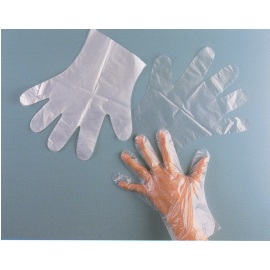 Polyethylene Gloves,High Density Embossed,0.011m/m (Gants en polyéthylène, haute densité gaufré, 0.011m / m)