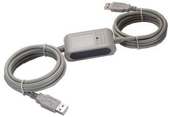 USB PC to PC Cable (USB PC à PC par câble)