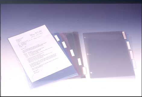 INDEX FOR RING BINDER , A4 ; 5 DIVIDERS (INDEX DE RING BINDER, A4, 5 DIVISEURS)