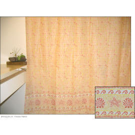 Polyester Shower Curtain - Mosaic Peach (Polyester Rideau de douche - Peach mosaic)