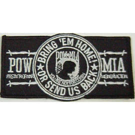 Embroidered Patch, Badge, Emblem - POW-MIA