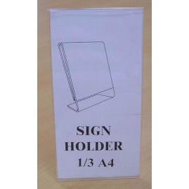 L STYLE 1/3 A4 (SIGN HOLDER) (L STYLE 1 / 3 A4 (SIGN держатель))