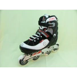 UNIQUE , PATENTED INLINE SKATE (Einzigartige, patentierte Inline-Skates)