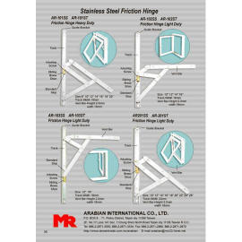 STAINLESS STEEL FRICTION HINGE (STAINLESS STEEL FRICTION HINGE)