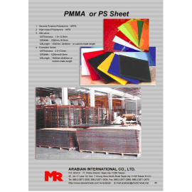 PMMA OR PS SHEET (PMMA ou PS FICHE)