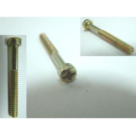 THREAD FORMING SCREW--PHIL PAN HEAD SELF TAPPING SCREW YELLOW ZINC PLATED (FIL DE FORMATION DE VIS - PHIL PAN HEAD AUTOTARAUDEUSES vis jaune ZINGUE)