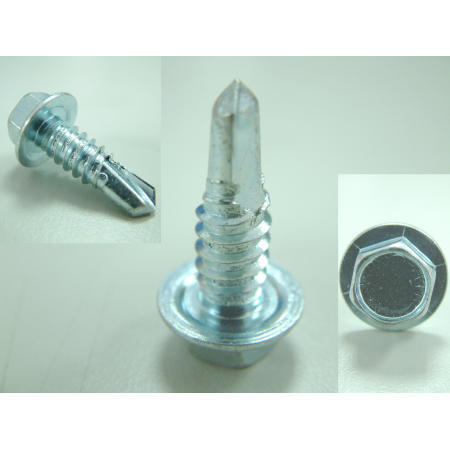 DRILLING SCREW--HWH SELF DRILLING SCREW ZINC PLATED (DRILLING SCREW - HWH Vis auto-perçante ZINGUE)