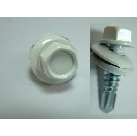 ROOFING SCREW--HWH SELF DRILLING SCREW WITH BONDED WASHER PAINTED (КРОВЕЛЬНЫЕ винт - HWH САМОСВЕРЛЯЩИЕ винт с КАБАЛЬНЫЙ WASHER ОКРАШЕННАЯ)