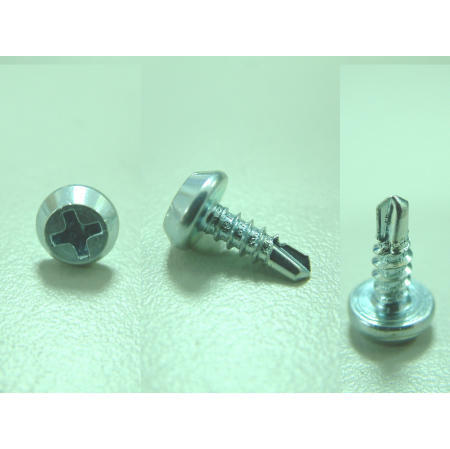 DRILLING SCREW--PHIL PANFRAM HEAD SELF DRILLING SCREW ZINC PLATED (DRILLING SCREW--PHIL PANFRAM HEAD SELF DRILLING SCREW ZINC PLATED)