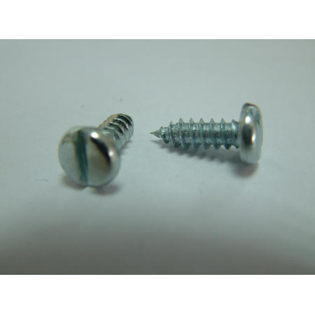 TAPPING SCREW--SLOTTED RECESS PAN HEAD SELF TAPPING SCREW ZINC PLATED (TAPPING SCREW - SLOTTED RECESS PAN HEAD AUTOTARAUDEUSES VIS ZINGUE)