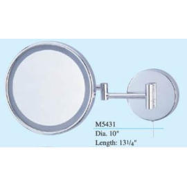 Wall mounted lighted swivel mirror, 2-arm,mirror (Wall mounted lighted swivel mirror, 2-arm,mirror)