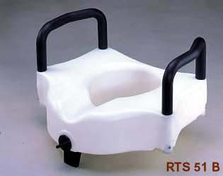 RAISED TOILET SEAT WITH LOCK (RAISED TOILET SEAT WITH LOCK)