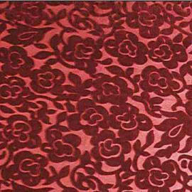 CVC Velour Cloth in Burn-Out Pattern (CVC Velour Cloth in Burn-Out Pattern)