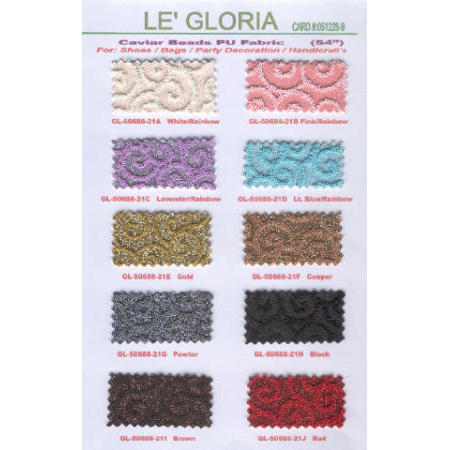 Caviar Beads & Glitter PU Leathers (Caviar Beads & Glitter PU Leathers)