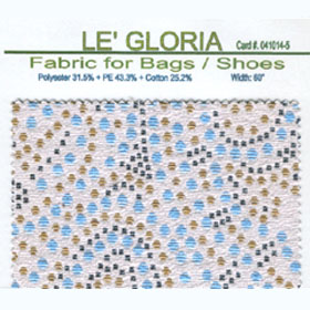 Jacquard Fabric 31.5% Polyester + 43.3% PE + 25.2% Cotton For Bags / Shoes (Tissu jacquard 31,5% Polyester + 43,3% de PE + 25,2% coton pour Sacs & Chaussure)