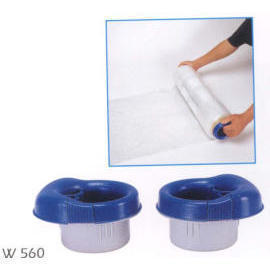 Wrapping film hand held roller