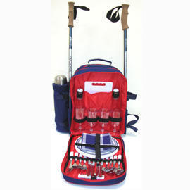 PICNIC BACKPACK W/TREKKING POLE