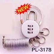 Luggage Tag with Combination Padlock