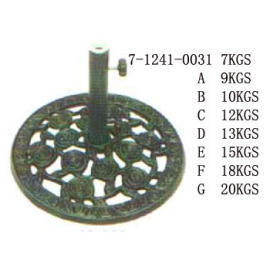 CAST IRON ROUND UMBRELLA BASE (FONTE RONDE PARAPLUIE DE BASE)