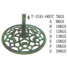 CAST IRON ROUND UMBRELLA BASE (FONTE RONDE PARAPLUIE DE BASE)