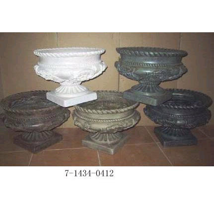 POLYRESIN PLANTERS IN 5 COLOURS (Полистоуна плантаторы 5 ЦВЕТА)