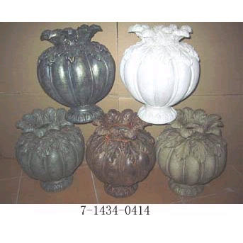 POLYRESIN PLANTERS IN 5 COLOURS (Полистоуна плантаторы 5 ЦВЕТА)