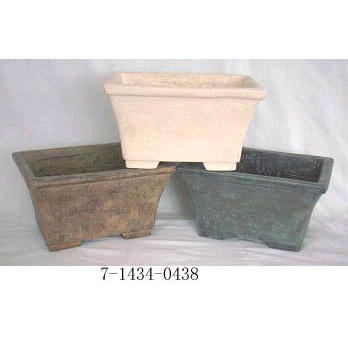 POLYRESIN PLANTERS IN 3 COLOURS (Полистоуна плантаторы в 3 цветах)