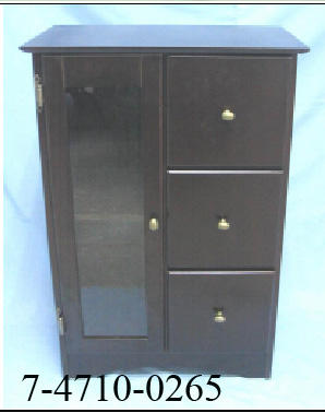 CABINET W/3 DRAWER & ONE DOOR (CABINET W / 3 & TIROIR UNE PORTE)