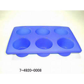 SILICONE BAKEWARE 6 CUP MUFFIN PAN 230G (SILICONE BAKEWARE 6 CUP MUFFIN PAN 230G)